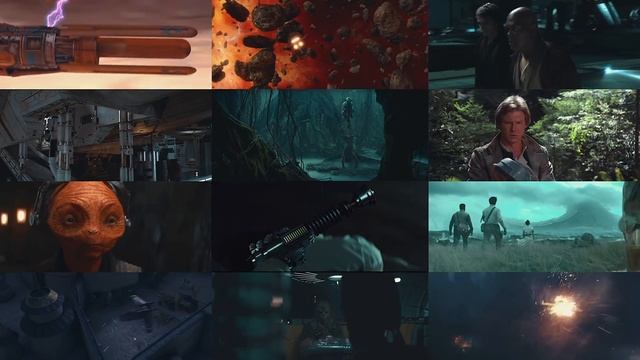 ALL 12 STAR WARS MOVIES (at the same time)!!! (4K) смотреть онлайн