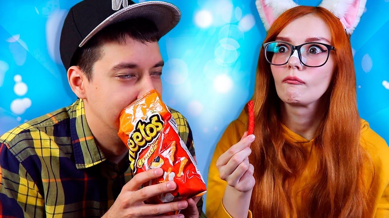 ПРОБУЕМ АМЕРИКАНСКИЕ СЛАДОСТИ С ПАРНЕМ смотреть онлайн