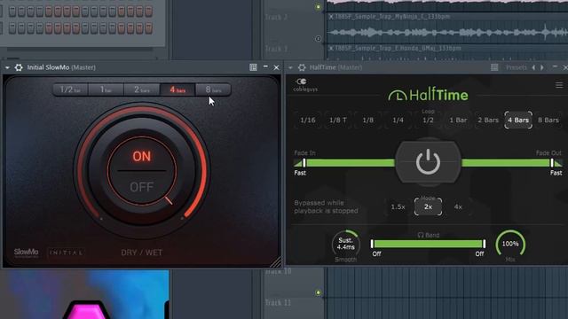 Intial Audio SlowMo VS Cableguys HalfTime VST[Audio Examples]