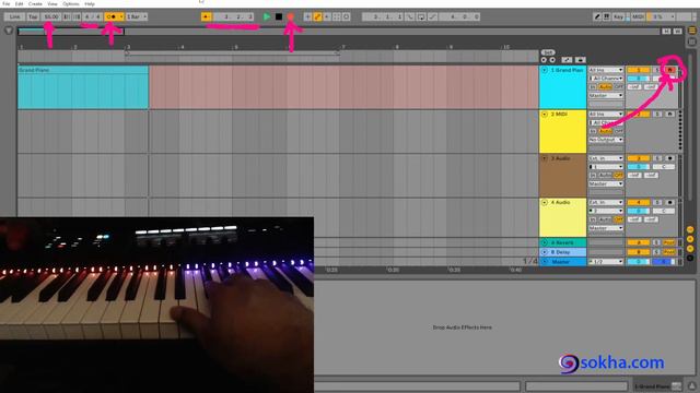 MUS 301 Lesson 1 :: Ableton 11, Quantize, Metronome, Time Signature, Save Project, Zoom Timeline смотреть онлайн