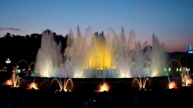 The magic fountain of Montjuïc's barcelona смотреть онлайн