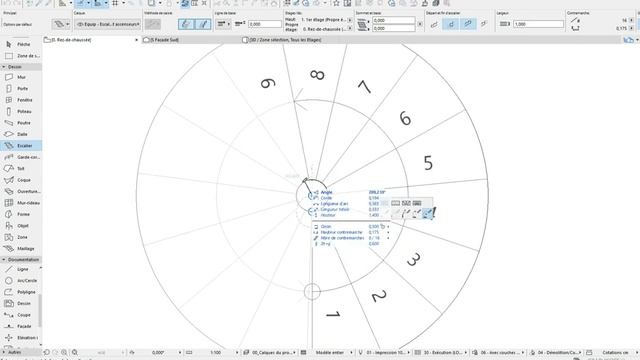 Partie 1: Dessiner un Escalier Hélicoïdal Facilement dans ArchicaD. смотреть онлайн