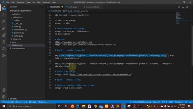 Extraer información de la web con Scrapy y Python | Web Scraping смотреть онлайн