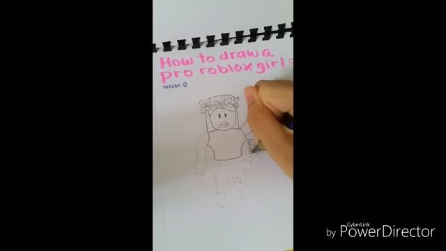 How to draw a pro roblox girl version 1 смотреть онлайн