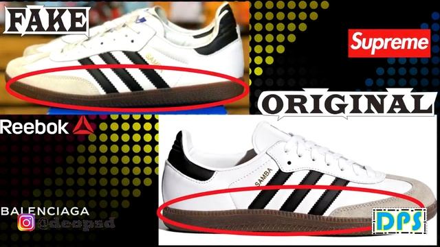 Adidas Samba OG White Original & Fake смотреть онлайн