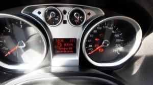 Сброс сообщения ЗАМЕНА МАСЛА Куга 1.