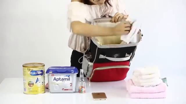 Сумка рюкзак для мамы Baby Mo Mummy Bag смотреть онлайн