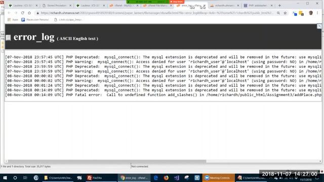 ICS321 Class 23 Nov 7 2018 PHP program to test stored procedure смотреть онлайн