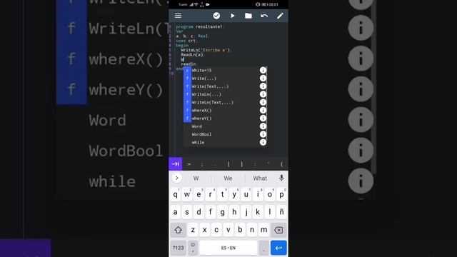Resultante en Pascal N-IDE смотреть онлайн
