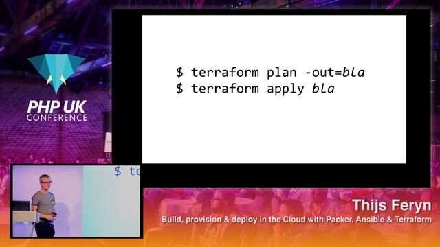 PHP UK 2018 - Thijs Feryn - Build, provision & deploy in the Cloud with Packer, Ansible & Terraform смотреть онлайн