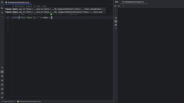 Python Multiple Inputs In Single Line Tutorial In Hindi / Urdu смотреть онлайн