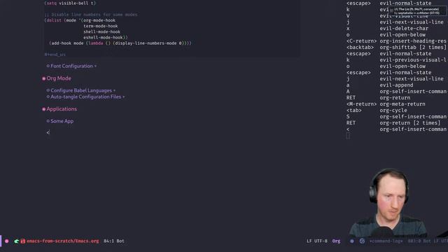 Emacs From Scratch #7 Configure Everything with Org Babel смотреть онлайн
