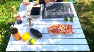 Рецепт лангустины на мангале