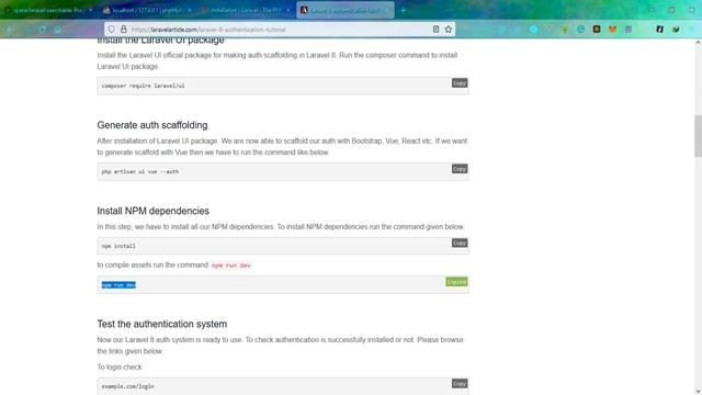 Part 2 Installing Laravel UI - Advance Query Search in Laravel 2021 смотреть онлайн