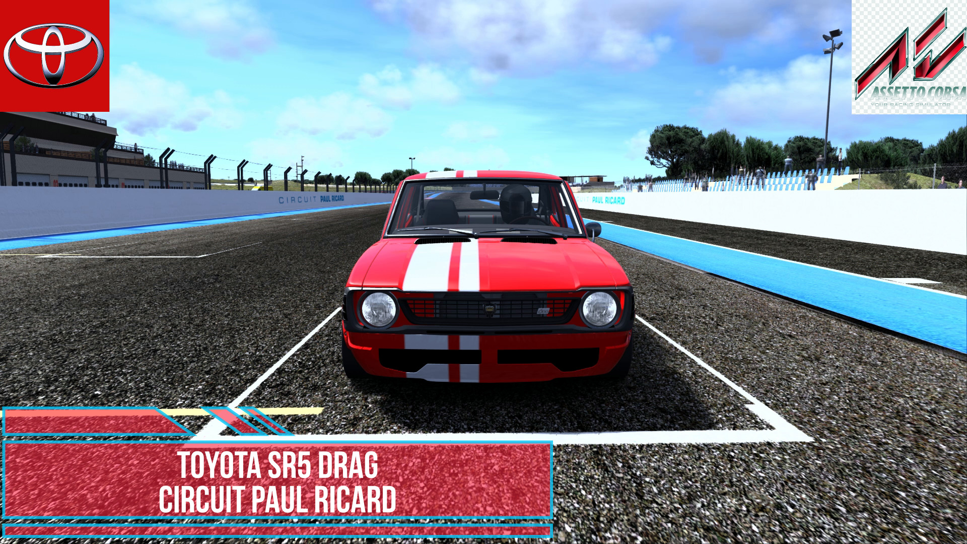 Toyota SR 5 Drag - Circuit Paul Ricard | Assetto Corsa.mp4 смотреть онлайн
