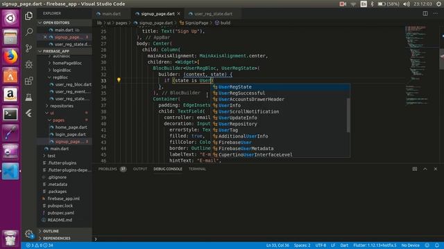 Flutter Firebase Authentication in BLoC pattern - Part 3 - UI смотреть онлайн