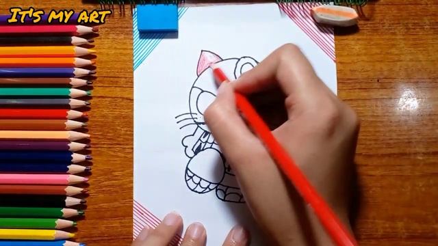 How To Draw Spiderman Hello Kitty || Cute Spiderman Hello Kitty Drawing And Coloring || it's my art смотреть онлайн