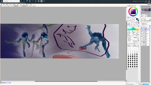 Evolution has a wrong side of Revolution (devalvative digital sketch) смотреть онлайн