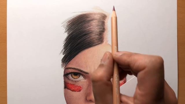 Drawing Alita: Battle Angel - Time-lapse + Real-time | Artology смотреть онлайн