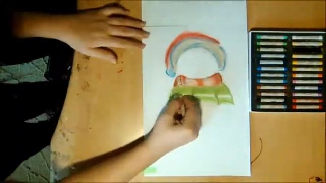 Рисую пастелью\How to draw with pastels. смотреть онлайн