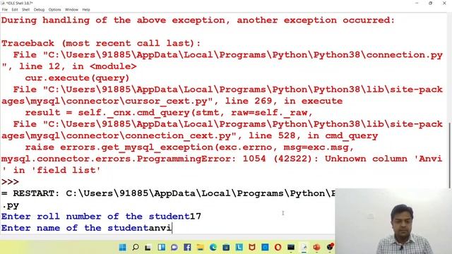 Performing Insert, Update, Delete queries/operation| Interface Python with MYSQL| Computer| Class-1 смотреть онлайн