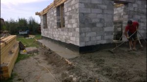 Дом из пеноблока 90 м 2 за 15 дней