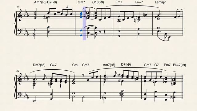 I Remember Clifford - composition and solo jazz piano arrangement by Benny Golson смотреть онлайн