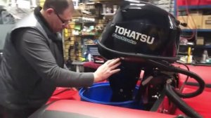 Оснащение лодки РИБ Адмирал 410 и  установка Tohatsu MFS 30 EPTL