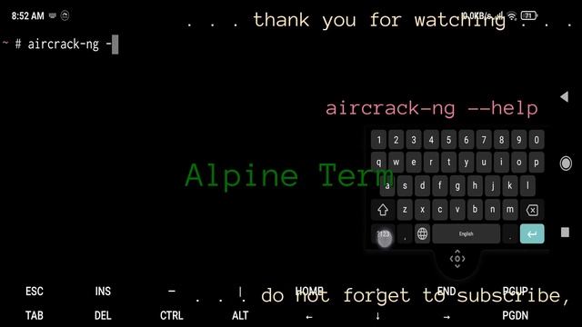 AirCrack-NG | Install | Alpine Term Ultimate | Alpine Linux | Android Virtual Machine | No Root смотреть онлайн