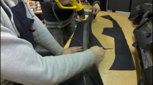 Перетяжка салона Газель. Часть 2: перетяжка торпедо каучуковым материалом