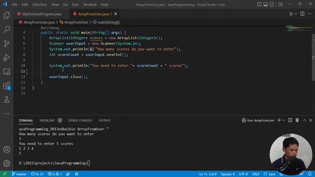 [TAG-LISH] Collecting User Input from Console Stream with Java смотреть онлайн