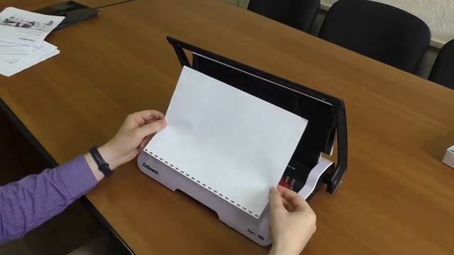 Как выполнить переплет документов на Fellowes Star + смотреть онлайн