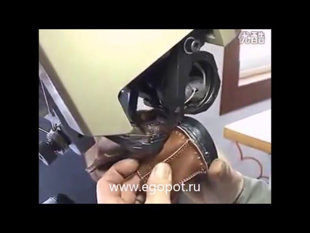 GR-836 Машина для пристрачивания подошвы наружним швом смотреть онлайн