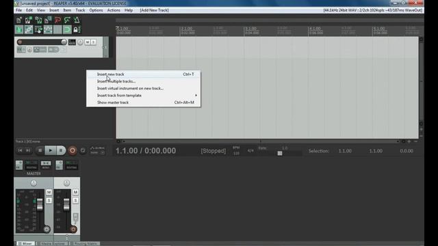 REAPER tutorial [part 1] смотреть онлайн
