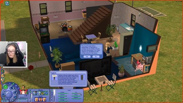 Sims 2 Freetime Let's Play #4 | Private School! смотреть онлайн