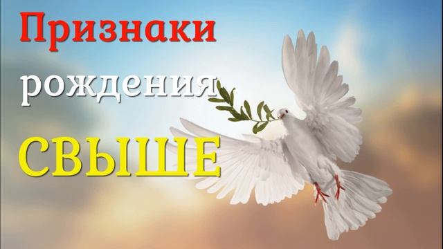 Рождение от воды и Духа. Признаки рождения свыше. смотреть онлайн