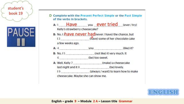 Grade 9 English - 2a 2 Grammar - 3 Listen - 4 Speak смотреть онлайн