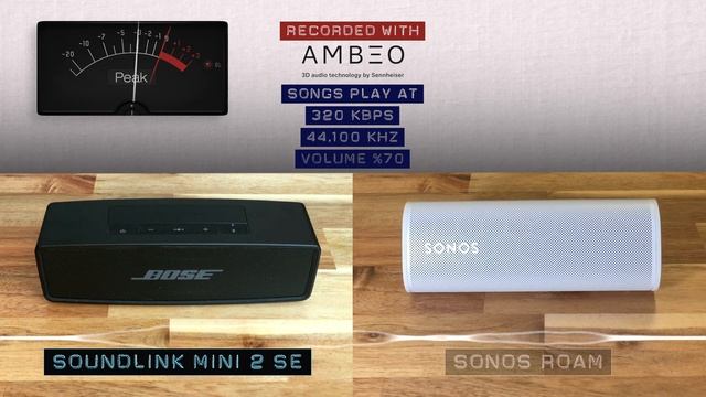Bose Soundlink Mini 2 (Special Edition) vs. Sonos Roam. Sound test audio quality. смотреть онлайн