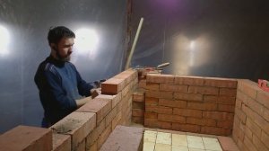 Мини-русская печь с подтопком и плитой