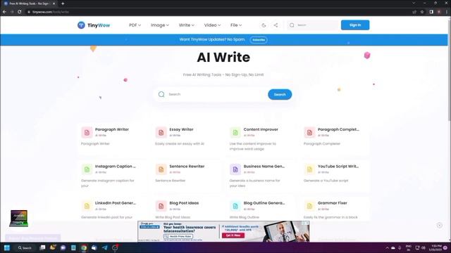 How To Use Tiny Wow, 100% Free Accessible AI for Blind, Write Articles, Captions just a single clic смотреть онлайн
