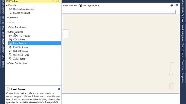 How to Load Data from Excel File to SQL Server Table in SSIS Package смотреть онлайн