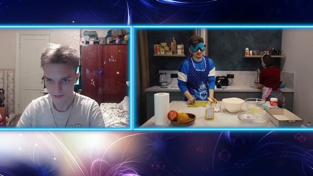 Готовим ВСЛЕПУЮ и ВГЛУХУЮ с Мамой *неожиданный результат* | Реакция смотреть онлайн