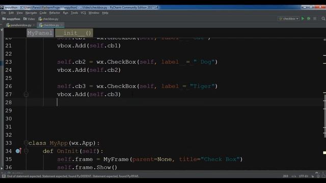 How To Create CheckBox In wxPython #9 смотреть онлайн