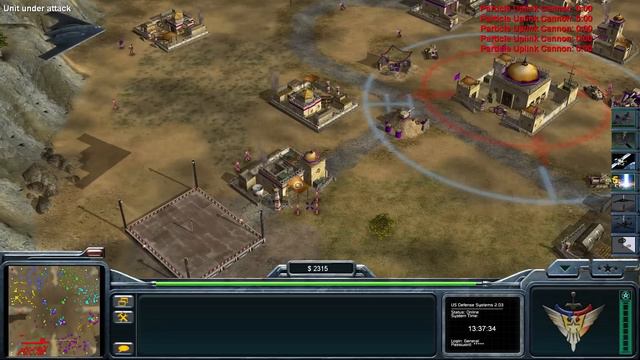 Command Conquer Generals Zero Hour Usa Laser 1 vs 7 Hard Generals (Downhill Onslaught Revised) смотреть онлайн