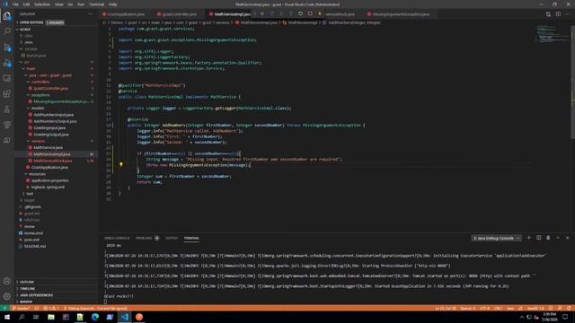Throwing and Catching Custom Exceptions in a Java Spring Boot Application [GCast 91] смотреть онлайн