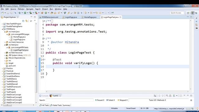 Selenium WebDriver | Part62 | Page Object Model in Selenium Webdriver Step by Step Guide смотреть онлайн