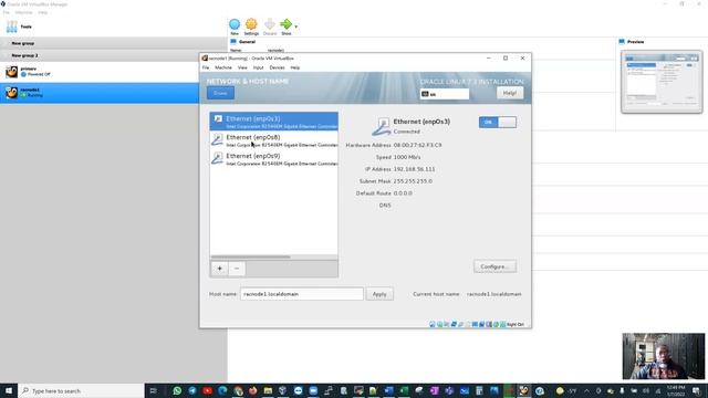 Oracle RAC Part 1 of 5: Configuration Oracle Linux 7 Server with 3 Network interfaces смотреть онлайн
