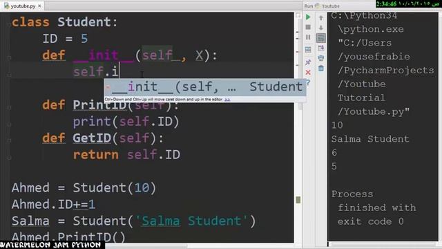 Python Tutorial 34 - Init Function Part 2 [arabic] смотреть онлайн