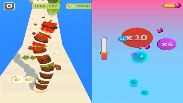 Satisfying Mobile Games 2023 - Sandwich Runner, Blob Runner 3D, Pancake Run, Shape Shifting... смотреть онлайн