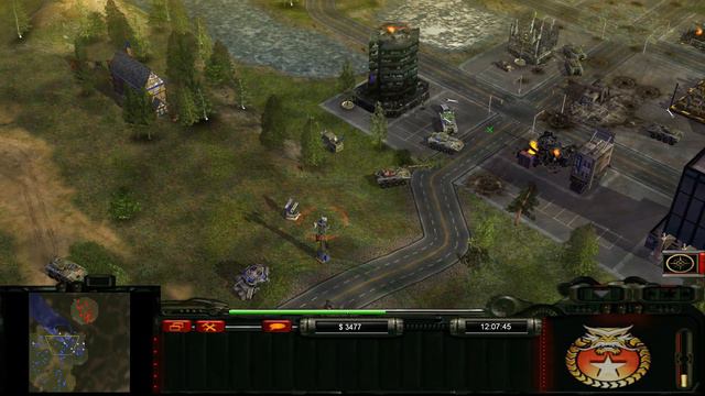 Contra Mod 009 Final / Zero Hour - China Infantry VS China Flame Hard AI - Hold The City смотреть онлайн